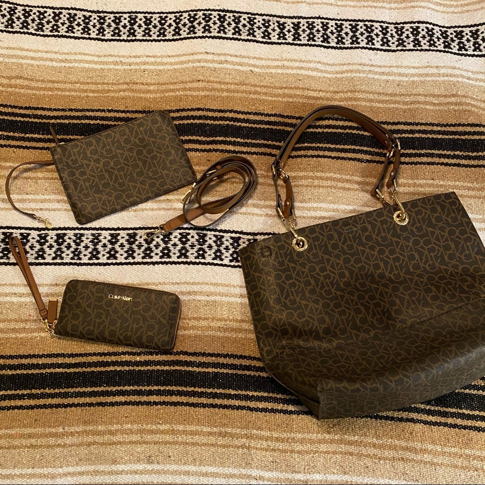 Calvin Klein Bag and Wallet Set - 3 Pieces